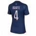 Maillot de foot Paris Saint-Germain Manuel Ugarte #4 Domicile vêtements Femmes 2023-24 Manches Courtes